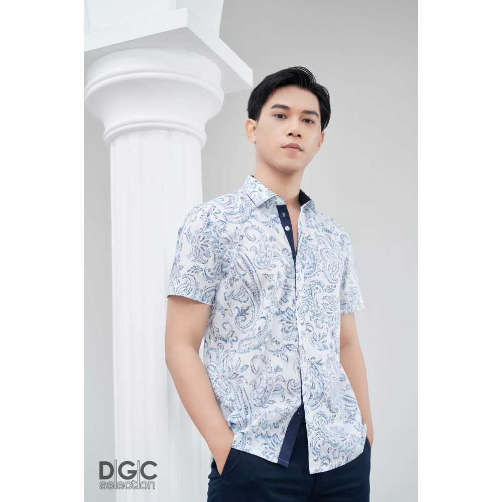 Áo sơ mi Nam ngắn tay Slim Fit DGCs - SASNCB09M-S