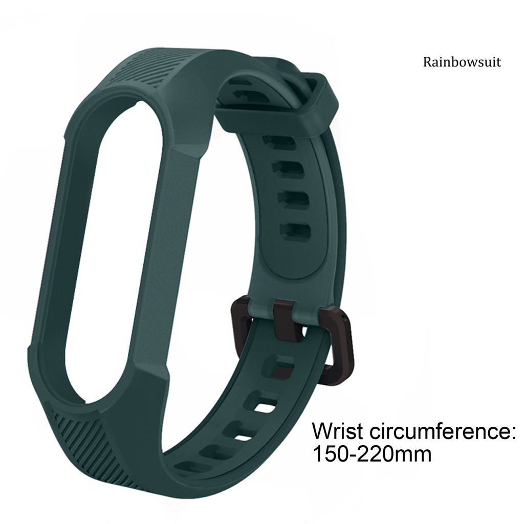 Dây Đeo Silicone Mềm Thay Thế Cho Đồng Hồ Thông Minh Xiaomi Mi Band 5/6/NFC