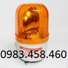 Đèn xoay cảnh báo có còi -12V