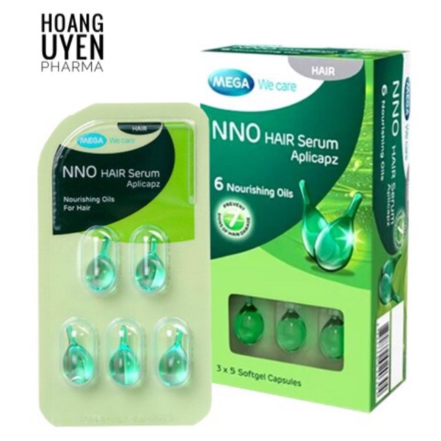 Serum dưỡng tóc NNO Hair Serum Aplicapz - Hộp 15 viên