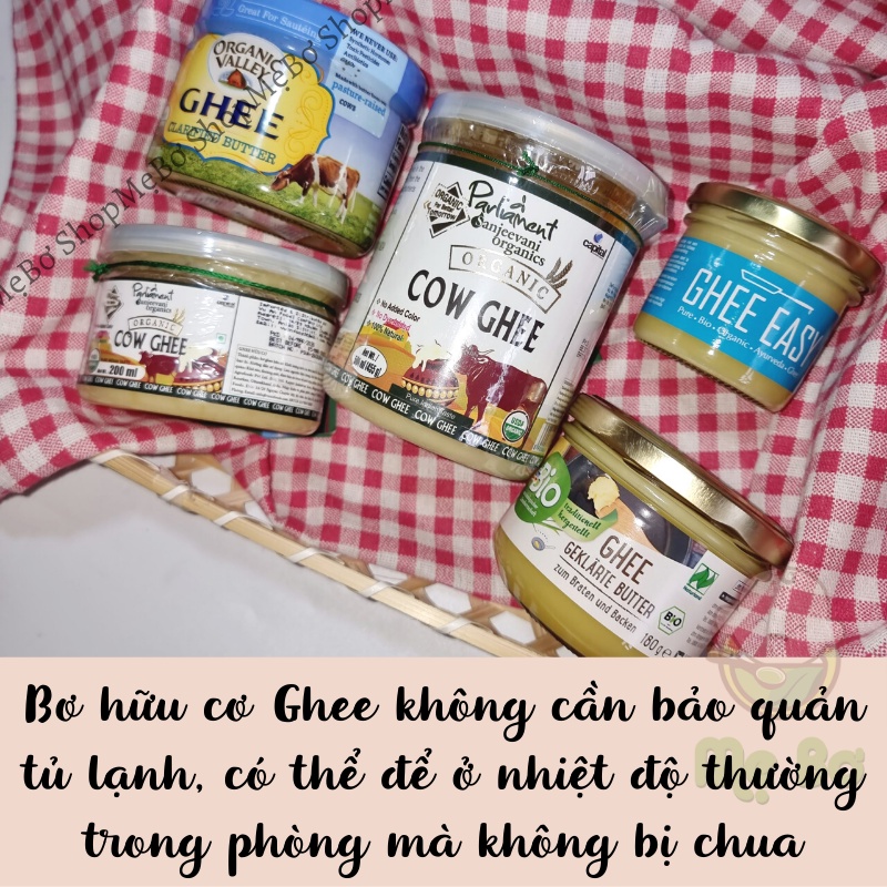 [EASY] BƠ LẠT GHEE HỮU CƠ HŨ 100GR