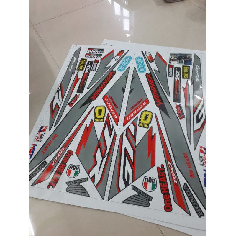 Tem Rời Honda Winner GTR V1 Đen