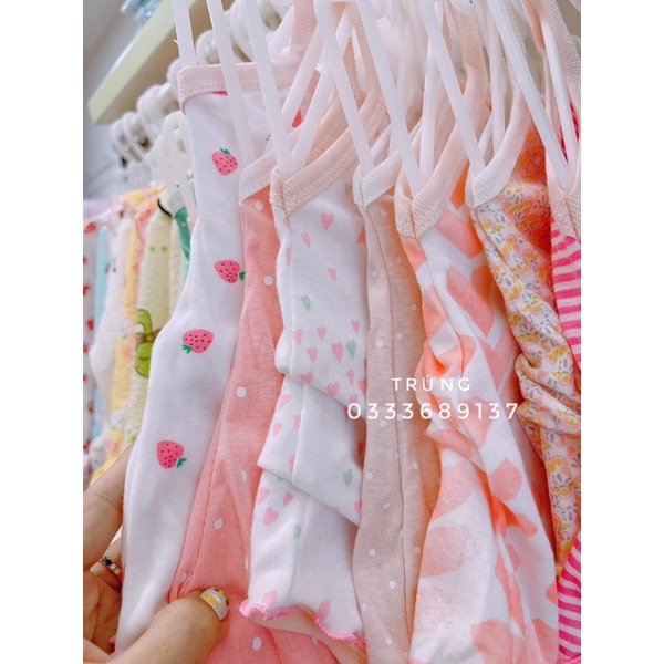 ĐƯỢC CHỌN MẪU - Bộ hè hai dây bé gái Hột Gà  size 5-8kg