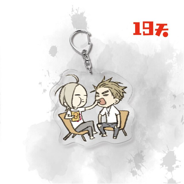 Móc Khoá Manga 19 Days  Móc Khoá Phụ Kiện Túi Xách Balo Móc Khoá Chất Liệu Arcrylic