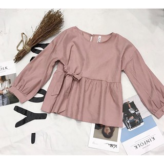 ÁO BABYDOLL THẮT NƠ EO
