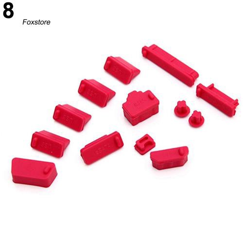 Bộ 13 nắp đậy chống bụi bằng silicon của laptop fxte _ 13 cái