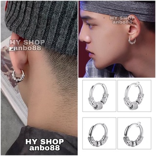 Khuyên tai nam Hipster khuyên tai titan nam nữ nhiều kiểu - bông tai kẹp, xỏ lỗ basic