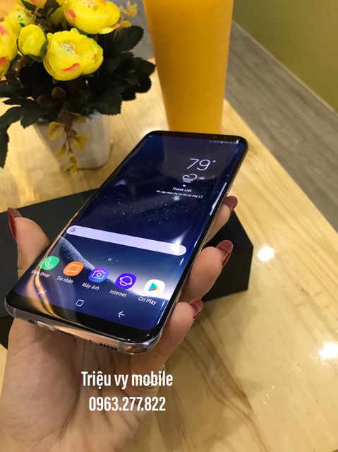 Điện Thoại Samsung Galaxy S8 Màn Vô cực || Quét khuôn mặt- mống mắt || Đầy đủ Phụ Kiện