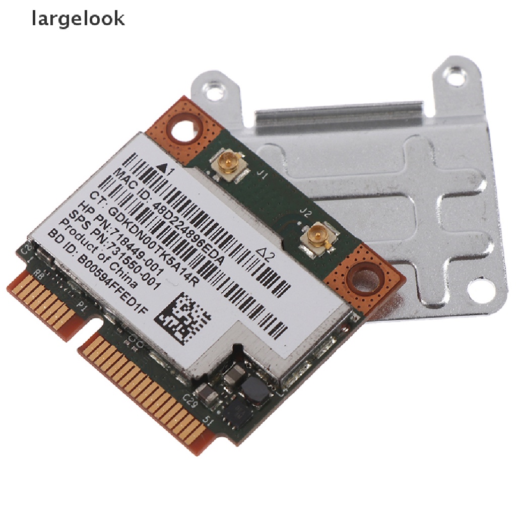 Thẻ wifi Không Dây 2.4 / 5Ghz 300mbps bluetooth 4.0 Cho notebook bcm943228Hmb ♨Hot