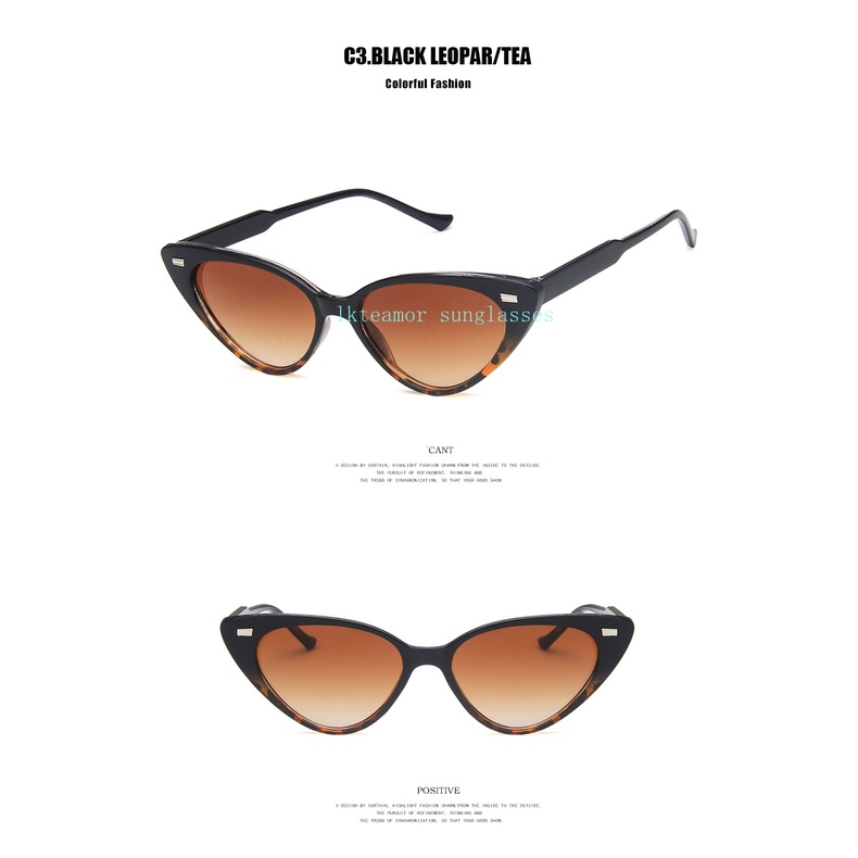 Kính mát gọng mắt mèo tam giác sành điệu