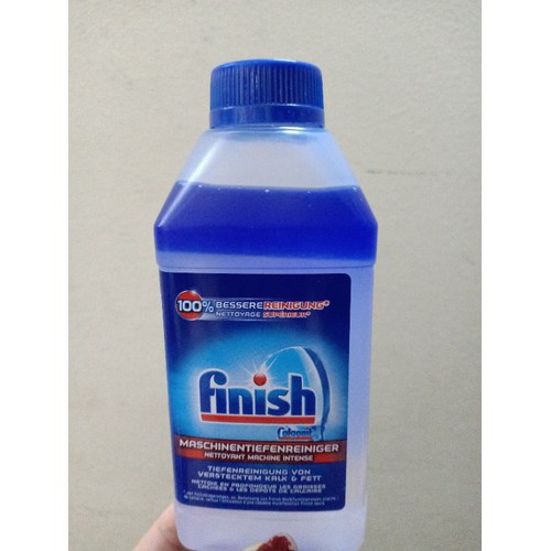 Dung dịch tẩy cặn và vệ sinh máy rửa bát Finish chai 250ml