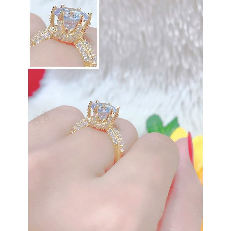 Nhẫn Nữ Mạ Vàng 18K Kiểu Nữ Hoàng Ai Cập 0351511 - Mang đi chơi, đi tiệc đều đẹp