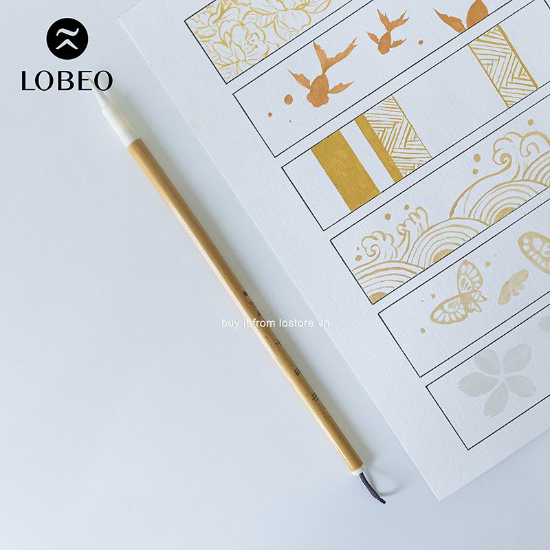 [Lỗ Store] Cọ thư pháp Vân Quy lông dê