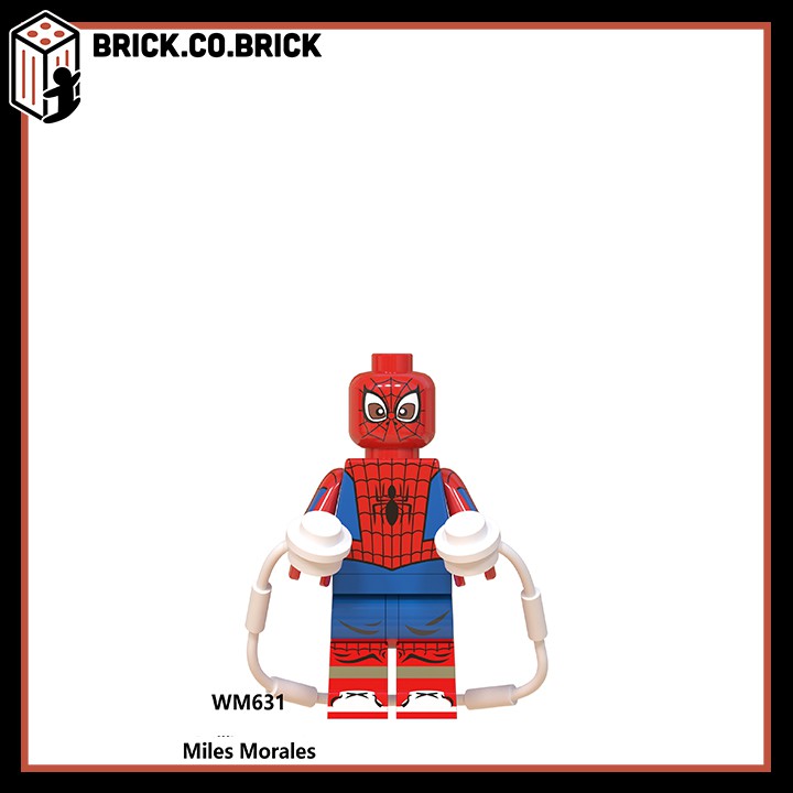 WM6052 - Minifigures nhân vật hoạt hình Spider man siêu chất - Đồ chơi Lắp ghép Xếp hình Mini Iron Man Mô hình Non Lego