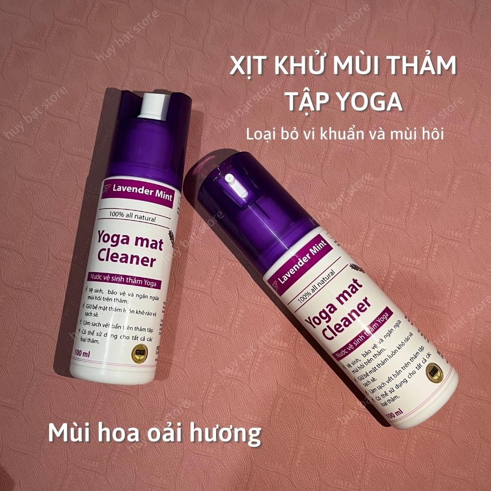 Chai Xịt Thảm Huy Bạt Vệ Sinh Thảm Tập Yoga Dễ Dàng Với Dung Tích 100ml Mùi Hoa Oải Hương Thơm Dịu