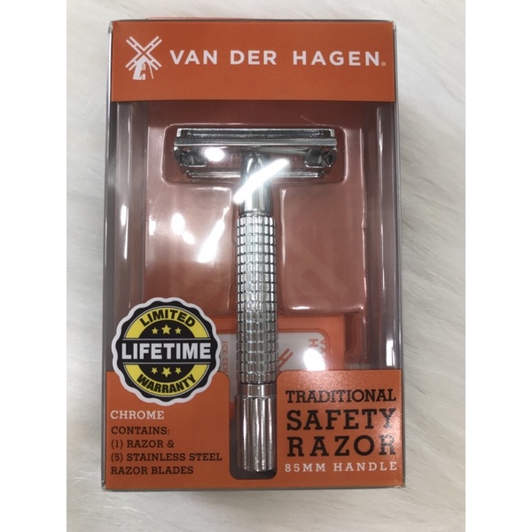 Dao cạo râu Van Der Hagen Traditional Safety Razor - 85mm - mỹ