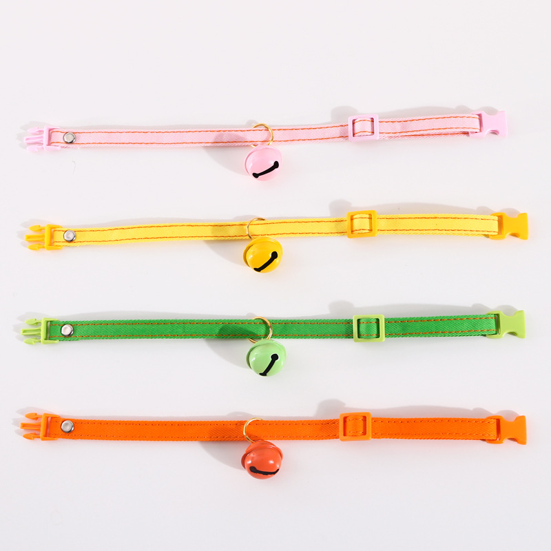 Vòng Cổ Có Chuông Nhiều Màu Cho Thú Cưng