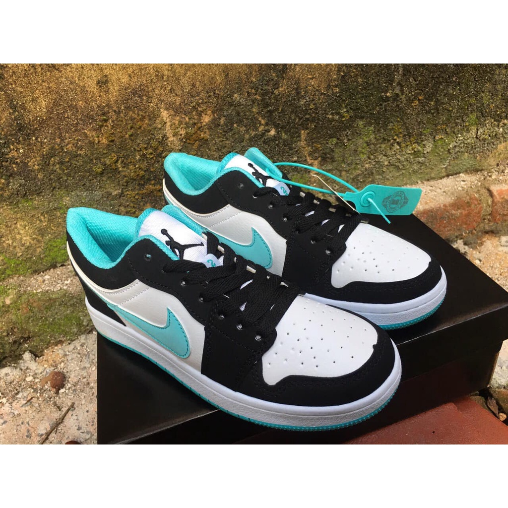 Giàythể thao nam nữ xanh ngọc Jordan Low Xanh Ngọc chuẩn 11 bản trung hang hot giày kèm boxbill
