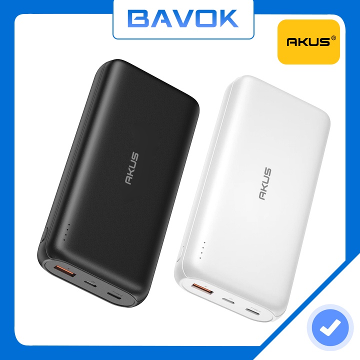 Sạc dự phòng sạc nhanh 20000mah 20w AKUS - DP340