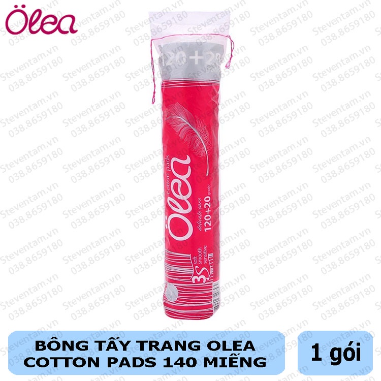 Bông tẩy trang Olea 140 mieng