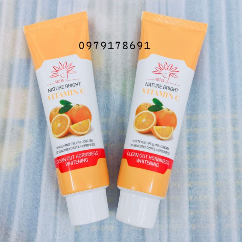 Kem tẩy da chết vitaminc, Gel tẩy tế bào chết làm sáng da