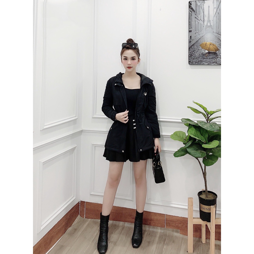 Áo Khoác Nữ🌹FREESHIP🌹Áo Parka Nữ Lót Lông Siêu Ấm Có Mũ Cách Điệu Chuẩn Loại 1 Siêu Xinh AN74 -nabi | BigBuy360 - bigbuy360.vn