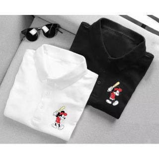 💥RẺ VÔ ĐỊCH💥 Áo thun cá sấu có cổ mickey, 100% như hình, đủ size và màu