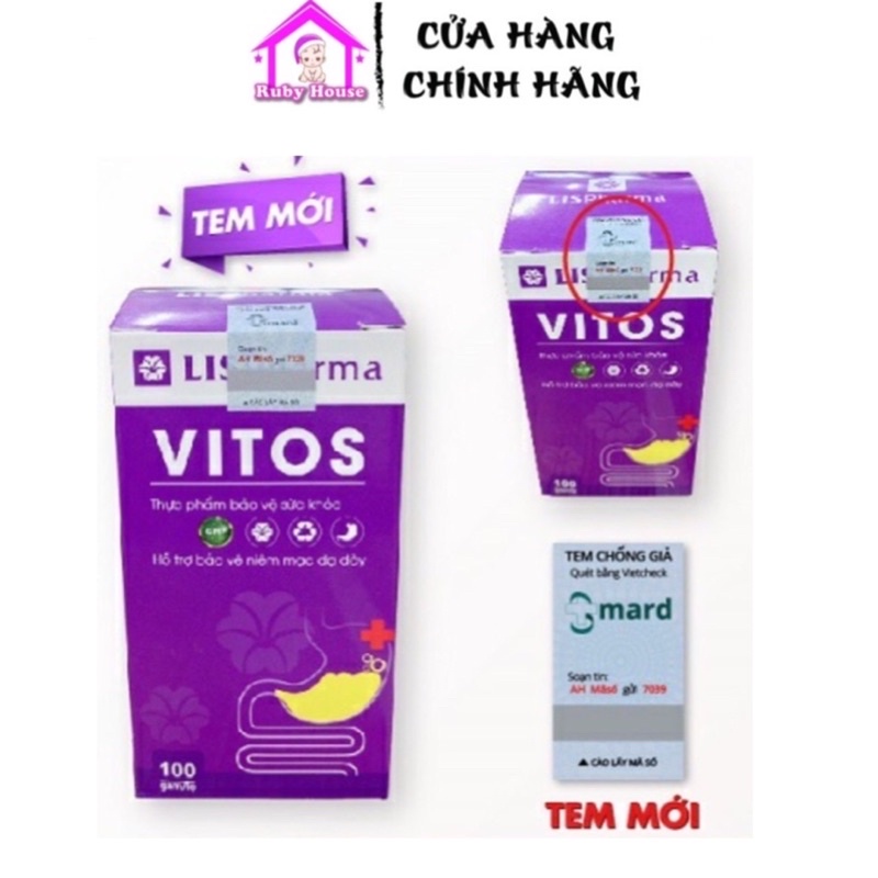 Dạ dày Vitos hỗ trợ viêm loét dạ dày, tá tràng hiệu quả