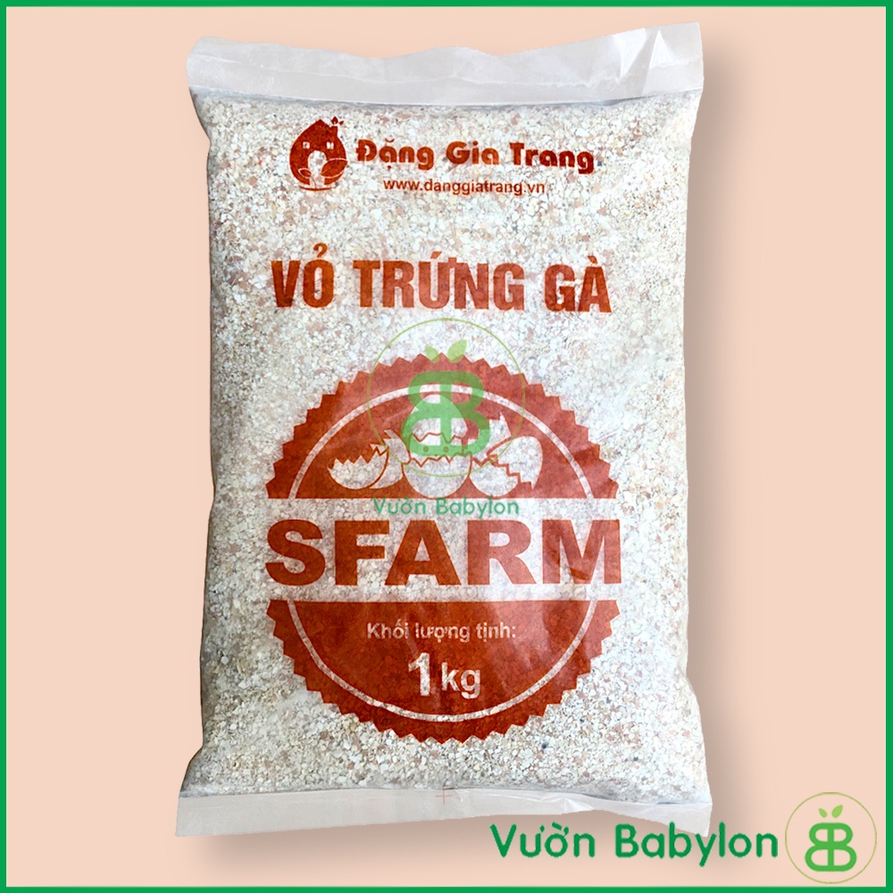 Vỏ Trứng Gà Sfarm Gói 1kg