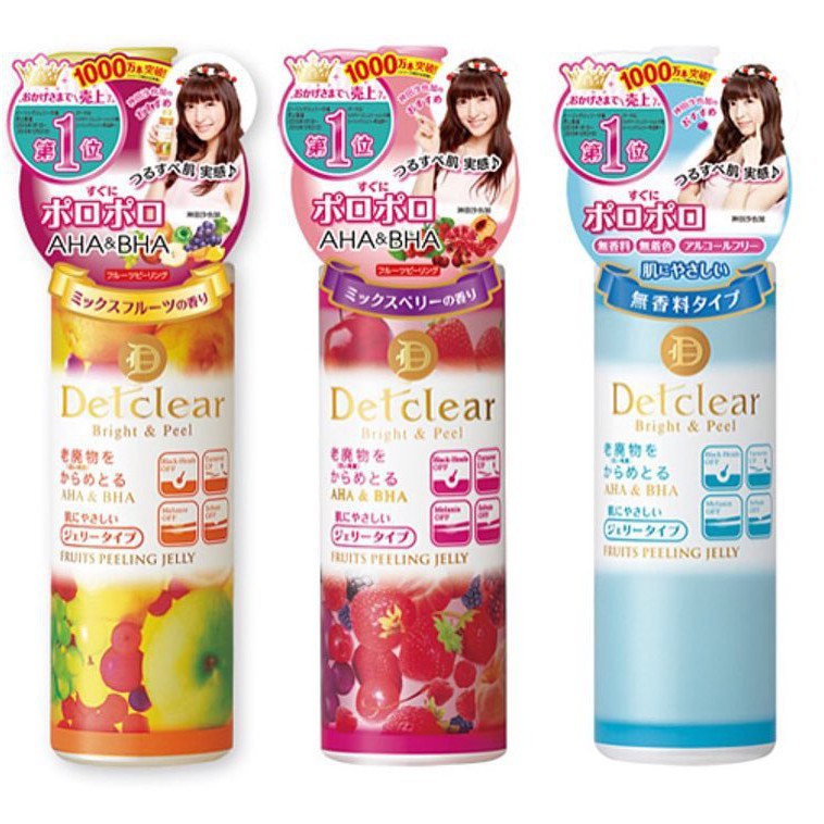 Tẩy Da Chết của Nhật DetClear 180ml