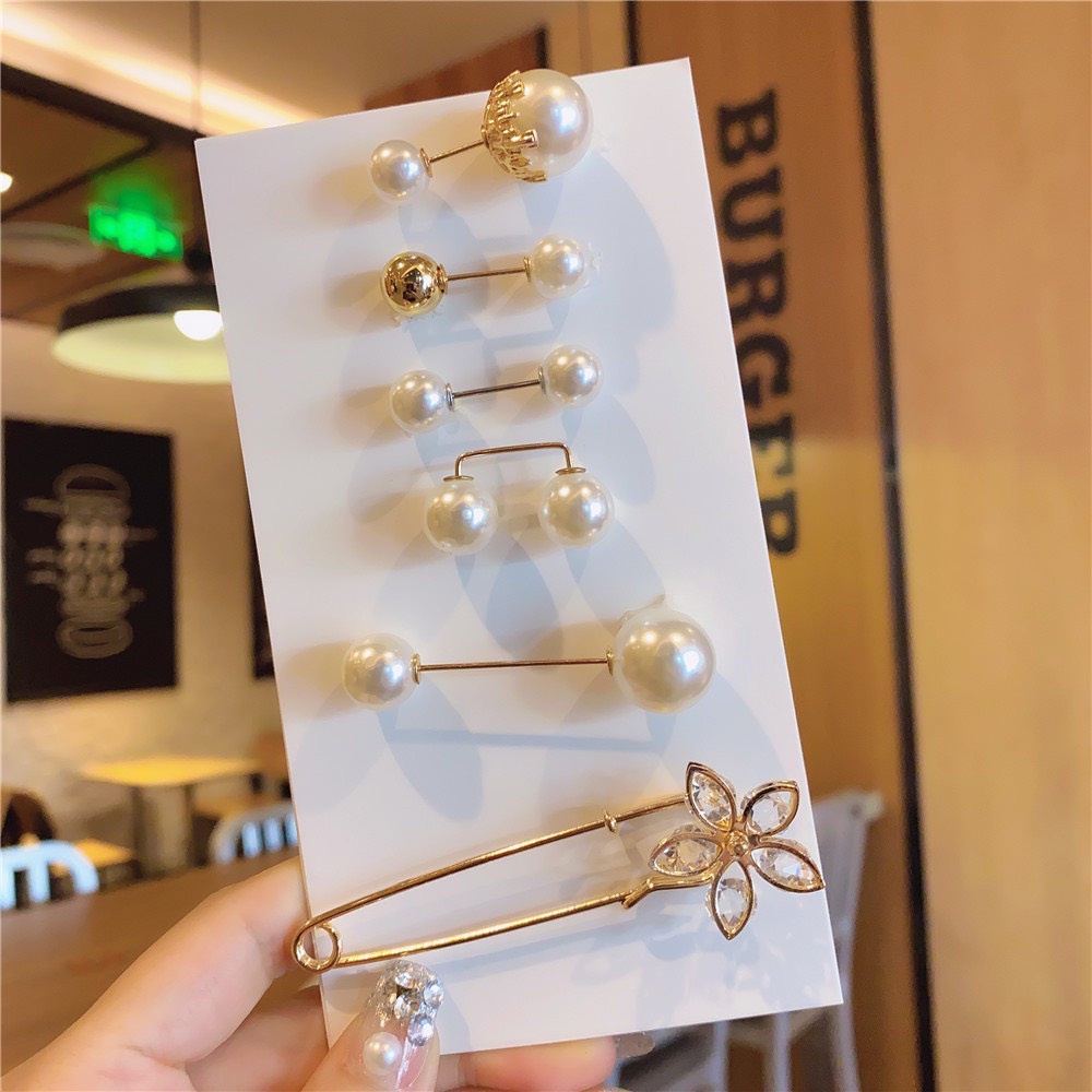 Sét Ghim Cài Quần Áo Lady Phong Cách Hàn Quốc siêu Hot trend