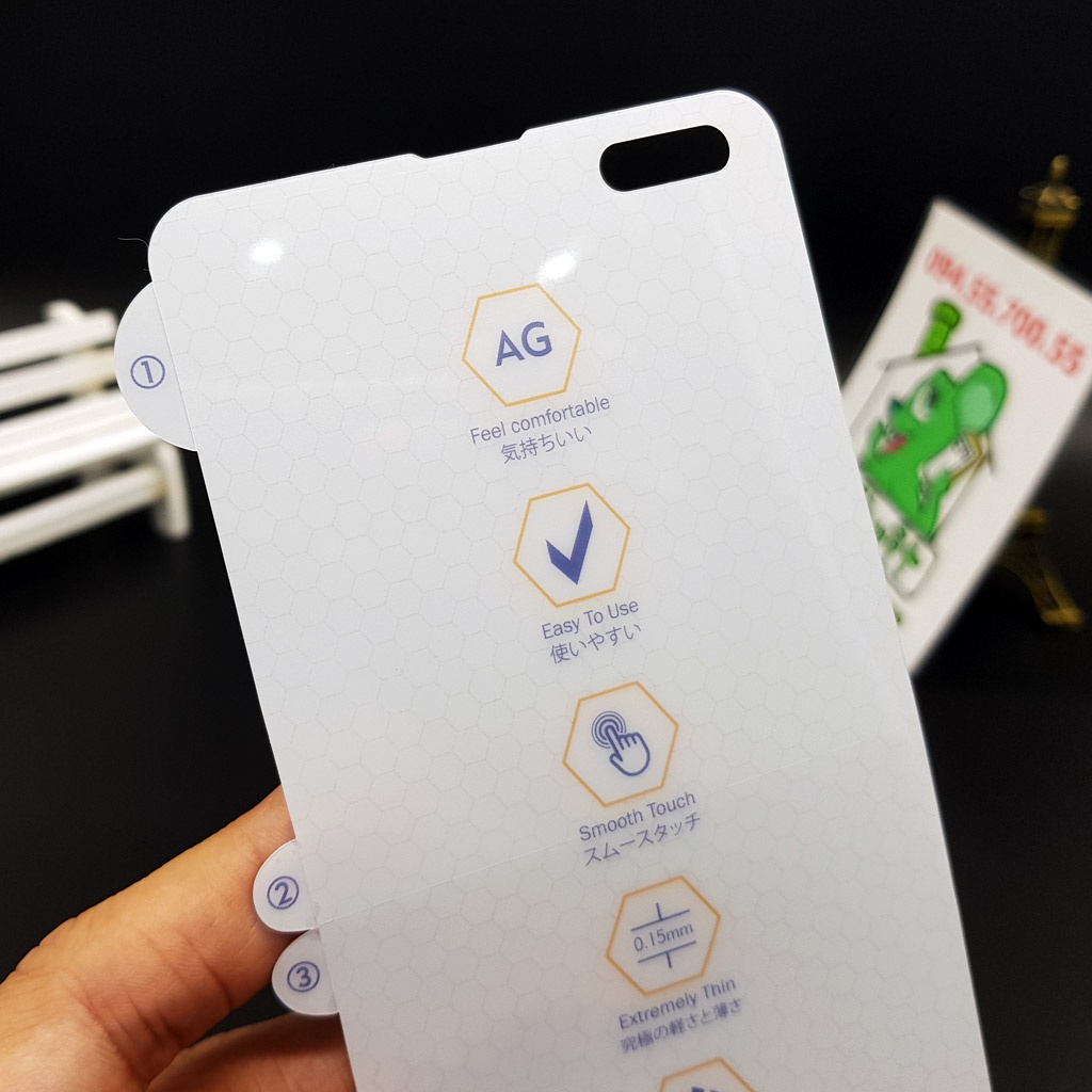 [Ảnh Thật] Dán CL Dẻo PPF Samsung S10 bản 5G Cường Lực Mặt Trước Trong/Nhám