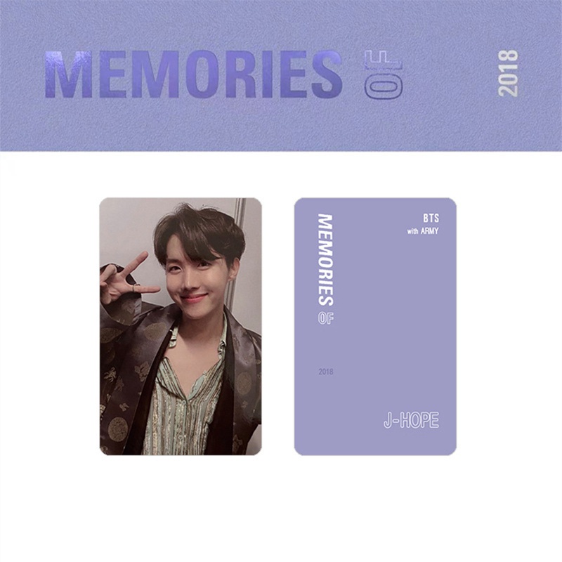 Set 7 tấm thẻ ảnh lomo card nhóm nhạc BTS 2018 DVD