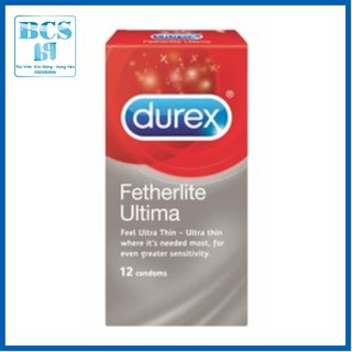 💥💧[CHÍNH HÃNG]💥💧 [ SIÊU RẺ ] DUREX Fetherlite Ultima Siêu Mỏng Chân Thật Bao Cao Su [UY TÍN]💥💧