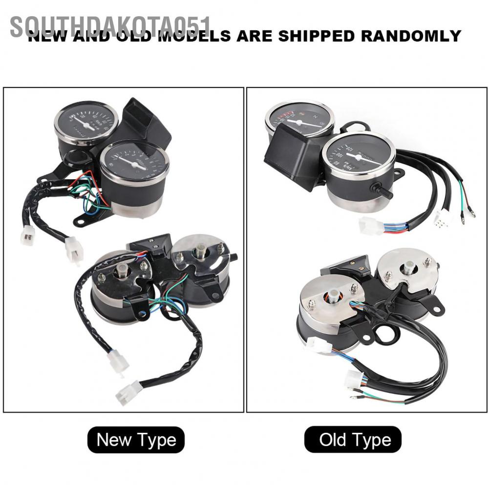 Hàng Sẵn Đồng hồ tốc độ Đồng hồ đo vòng tua máy cho xe máy Suzuki GN125【Southdakota051】