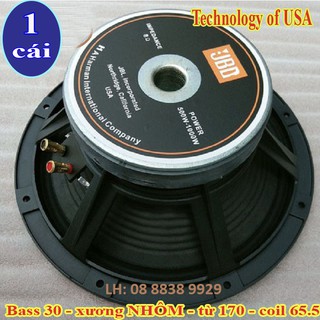 CỦ BASS 30 BL KHUNG NHÔM CÔN 65MM CAO CẤP - GIÁ 1 CỦ