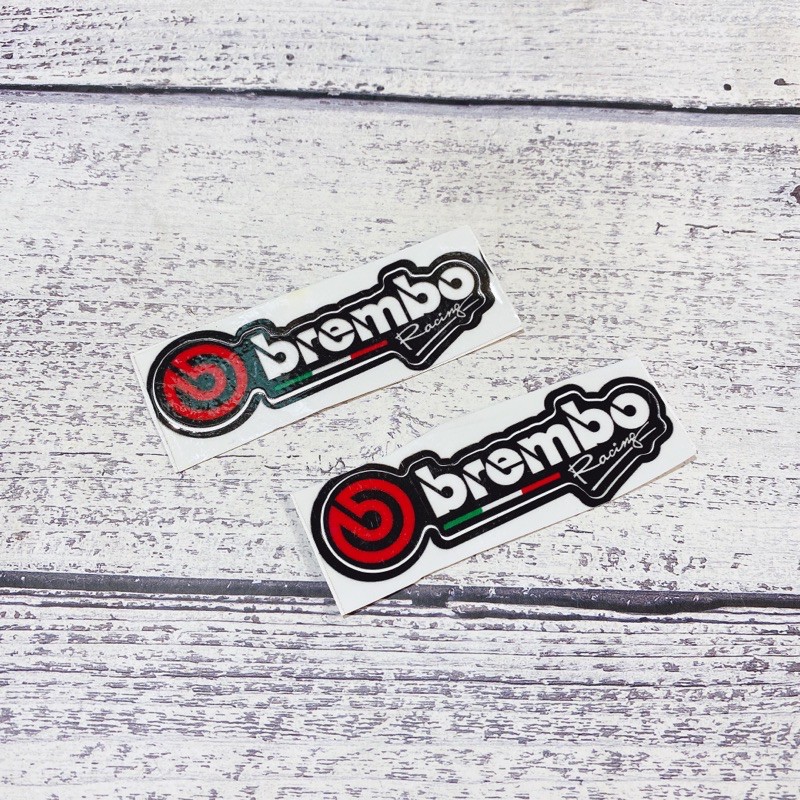 1 Tem chữ Brem bo kích thước 3x9cm, tem có sẵn keo dán