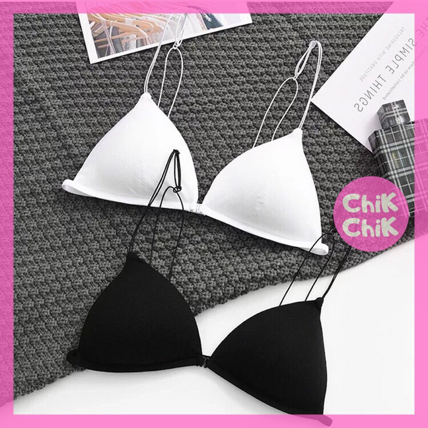 [Mã 1010FASHIONSALE3011 giảm 10K đơn 50K] Áo ngực cài trước dây mỏng - ChikChik AL004