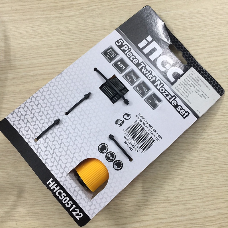 Bộ 5 đầu nối nhanh máy xịt rửa INGCO HHCS05122
