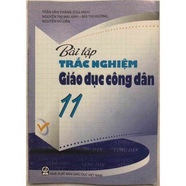 Sách - Bài tập trắc nghiệm Giáo dục công dân Lớp 11