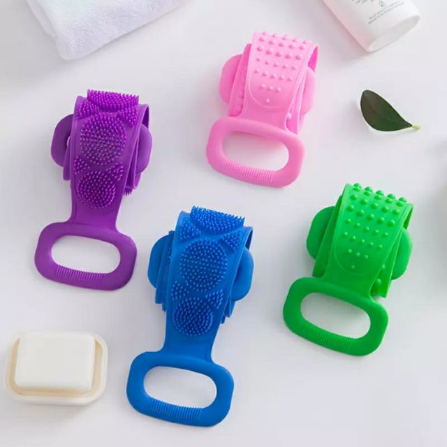 Đai tắm silicone chà lưng siêu mềm và sạch