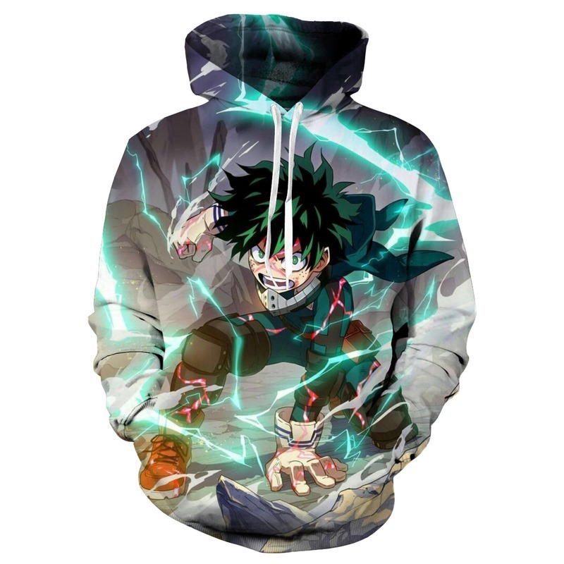 Áo Hoodies Hóa Trang Nhân Vật Anime My Hero Academia