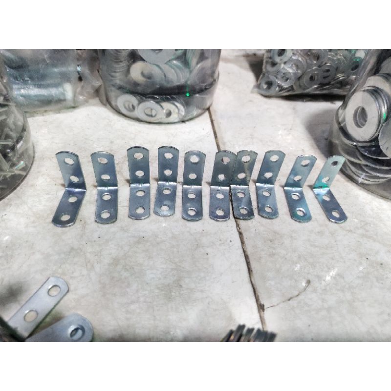 combo 10 cái ke cân vuông góc 4 lỗ bảng 1,2cm