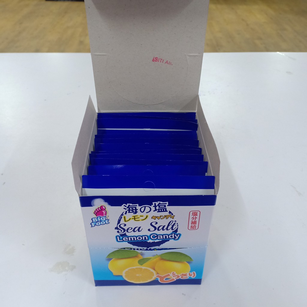Kẹo Ngậm Chanh Muối Sea Salt Lemon Candy 15gr