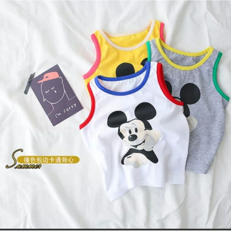 Bộ ba lỗ cho bé trai bé gái 🌈FREE SHIP 🌈Bộ hè cho bé chất cotton co giãn cực đẹp