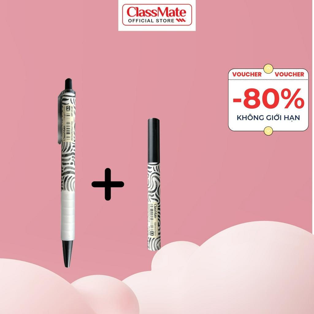 Combo 1 Chiếc Bút Chì Bấm 0.5mm CLASSMATE MP18-ME và 1 Ống Ngòi Chì Kim 0.5mm CLASSMATE PL19-ME Có Nét Chì Mịn, Đậm