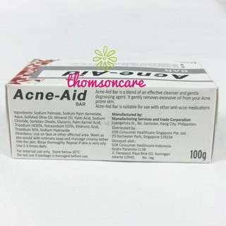 Xà phòng trị mụn và da dầu Acne Aid
