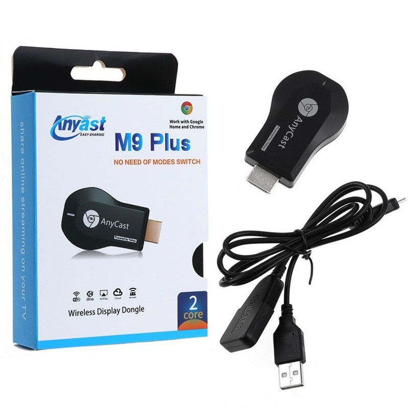 [Mã ELFLASH5 giảm 20K đơn 50K] Thiết bị HDMI không dây Anycast M9 Plus - Lõi kép tốc độ kết nối ổn định