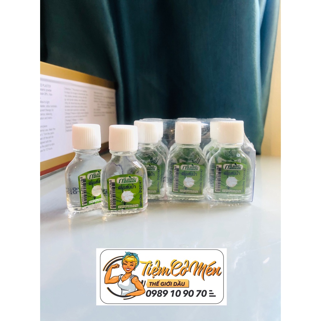 01 Chai Dầu Nóng Eucalyptus Green Herb Thái Lan (khuynh diệp) - 3ML
