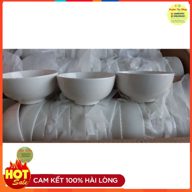 Combo 10 bát sứ ăn cơm hàng dày dặn